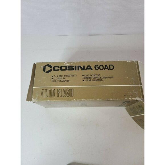 𝅺VINTAGE Cosina 60AD Auto Electronic Flash - Picture 4 of 6